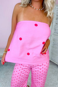 Entro - Women's Bubbles Polka Dot Tube Top