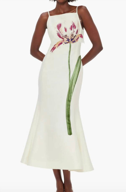 Leo Lin - Regina Embellished Midi Dress