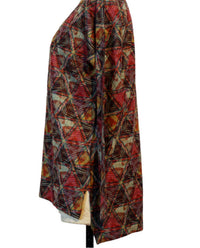 Nally & Millie - Women's Kaleidoscope V Neck Top