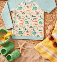 Emerson And Friends - Explore Florida Long Sleeve Baseball Rash Guard Shirt