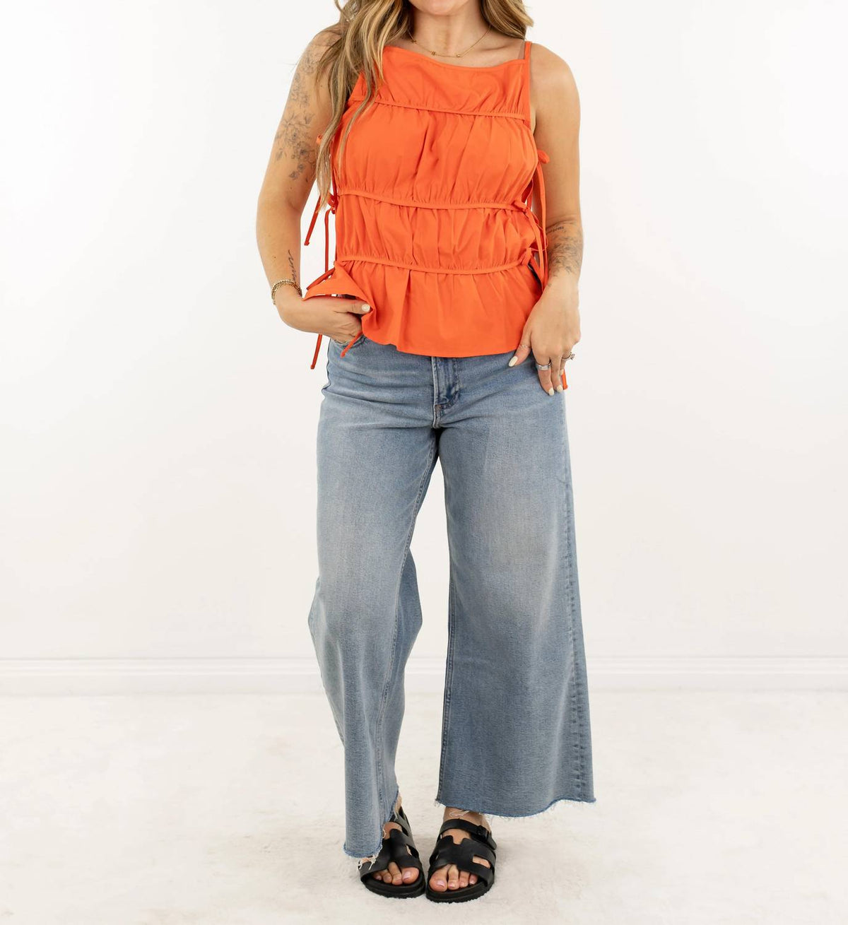 All : Row - Vanessa Poplin Sleeveless Top