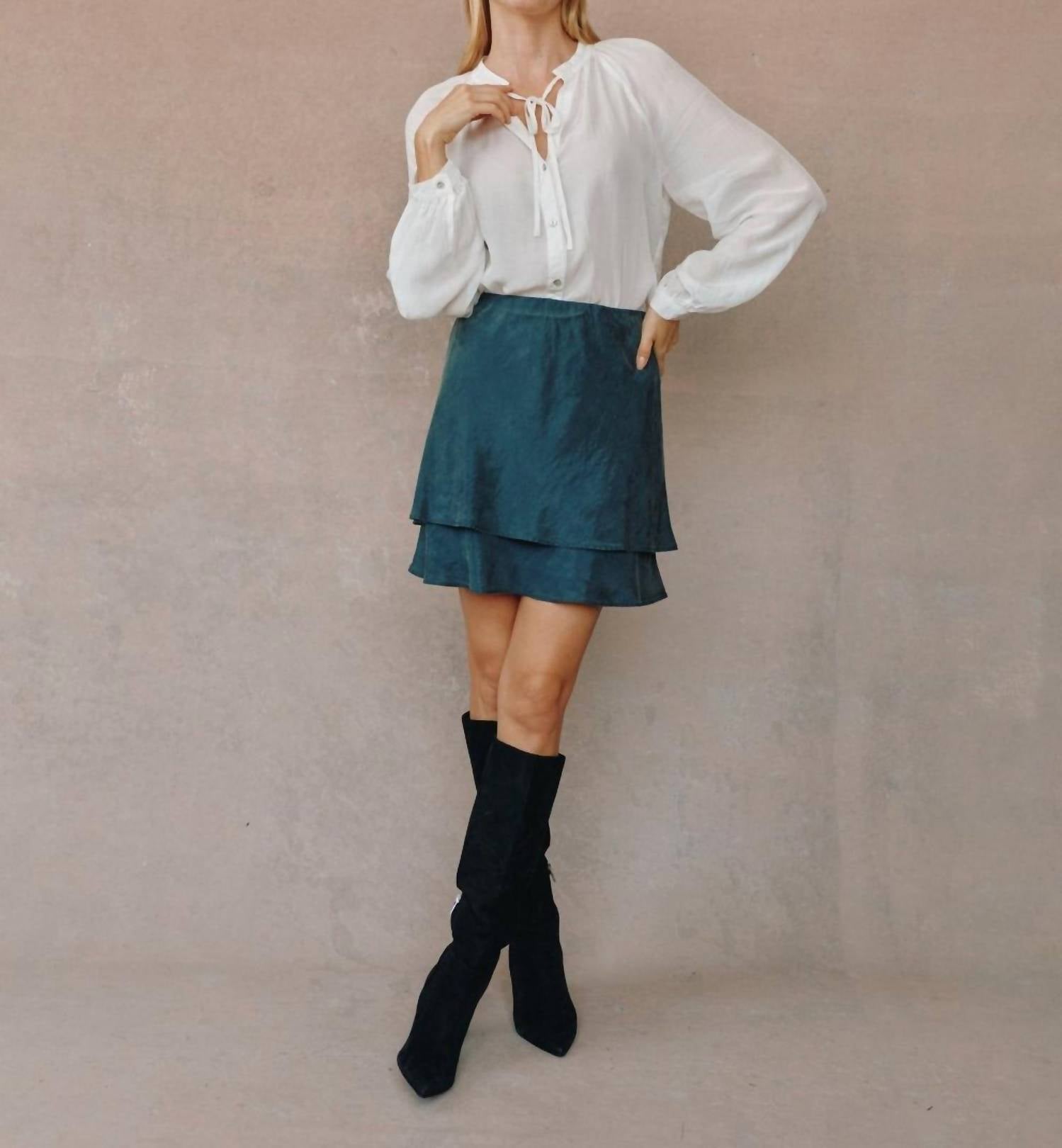 Bella Dahl - Layered Mini Skirt