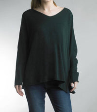Tempo Paris - V - Neck Oversized Knit Sweater