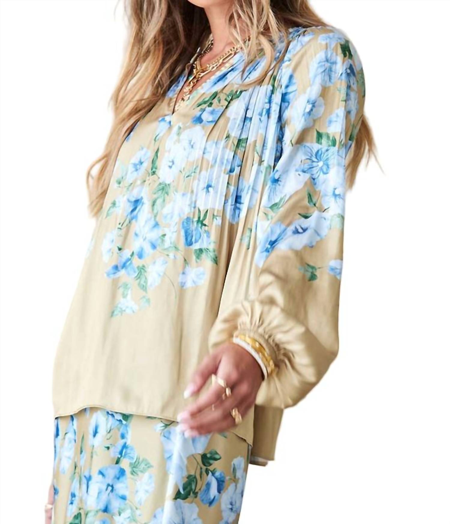 Current Air - Maeve Floral Long Sleeve Top