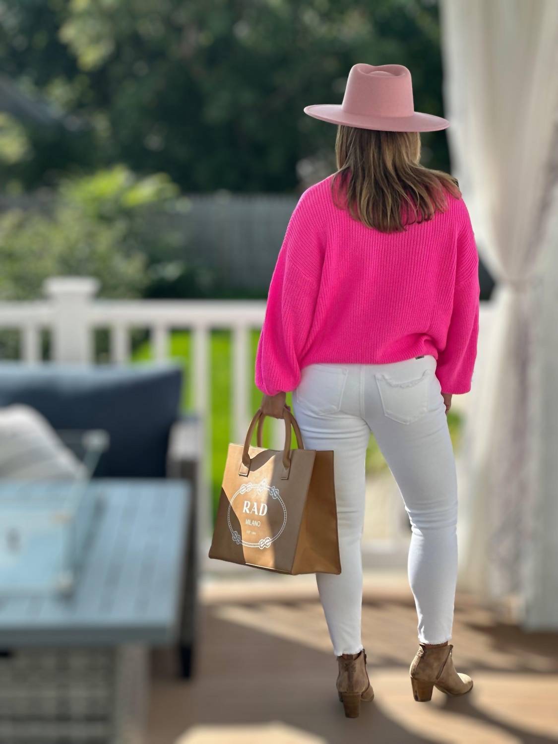 Amelia K. Luxe Classic Skinny Jeans in white - women's jeans - alternate view