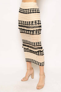 Fore Collection - Crochet Ruffle Maxi Skirt