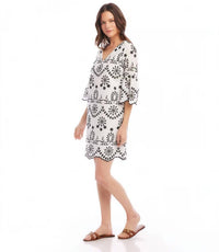 Karen Kane - Eliza Embroidered Eyelet Dress