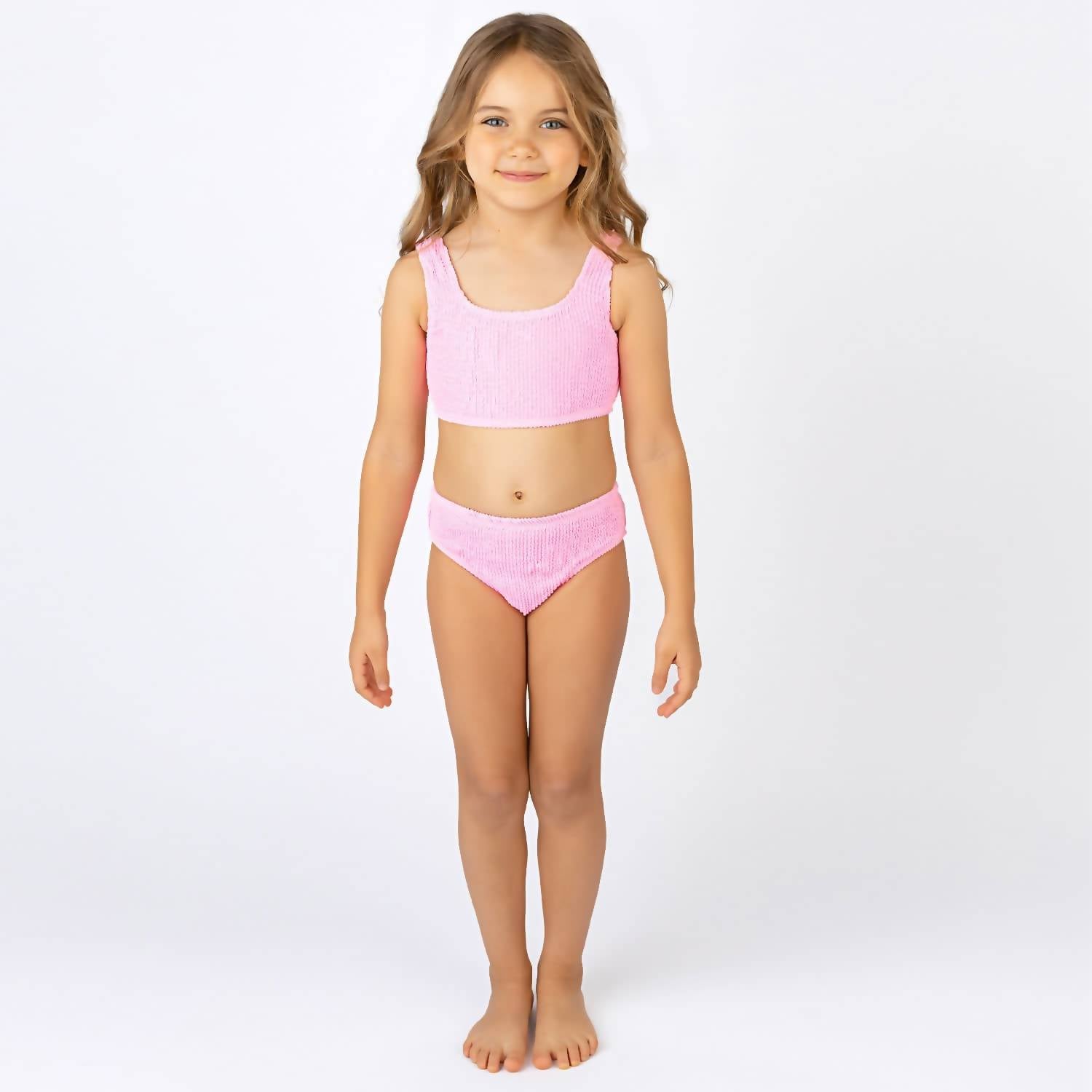 Shade Critters - Girl's Crinkle Textured Bikini
