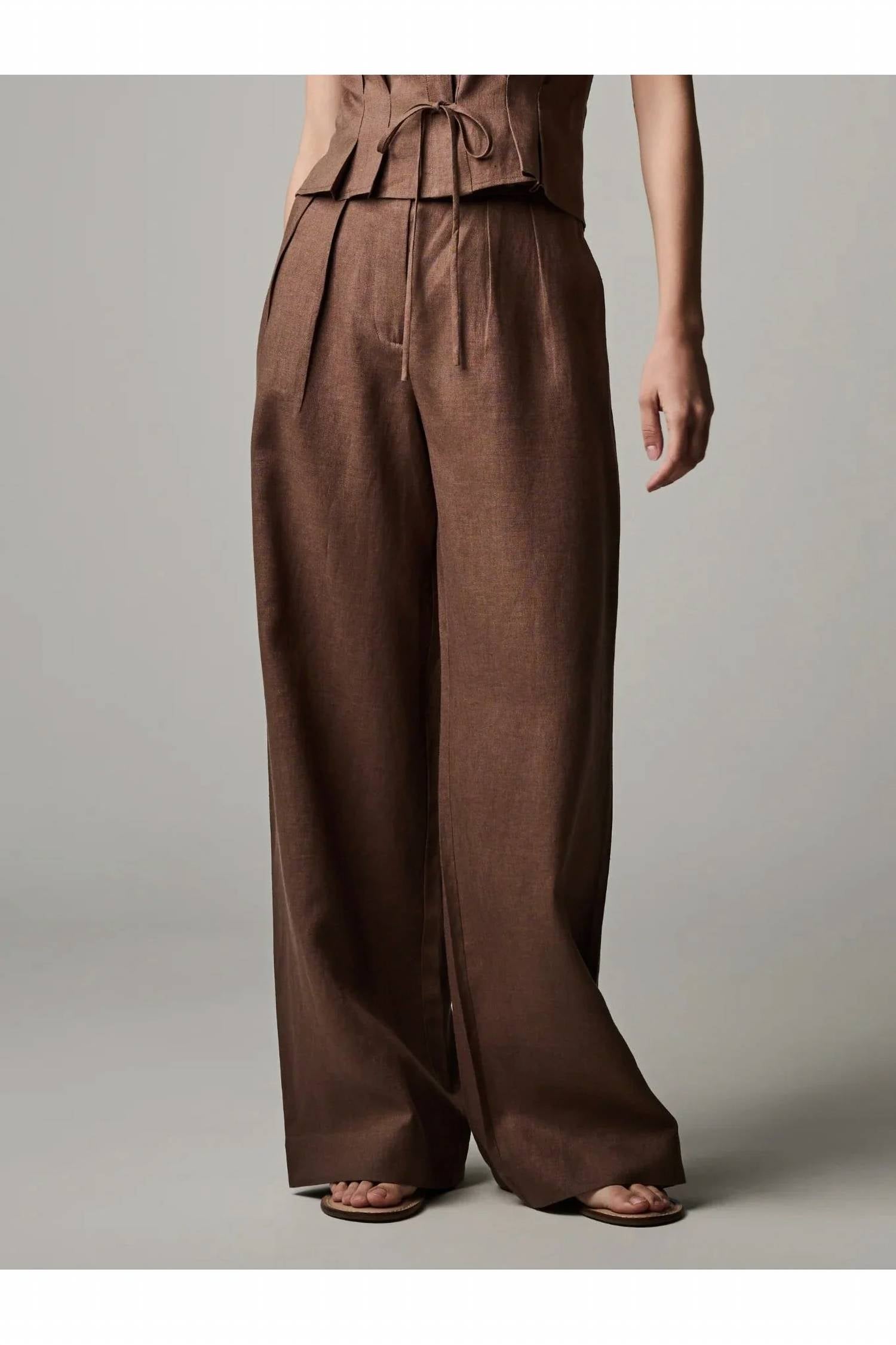 Hevron - Alina Pleated Front Pant