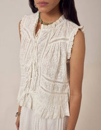 Maison Hotel - Camila Embroidered Top