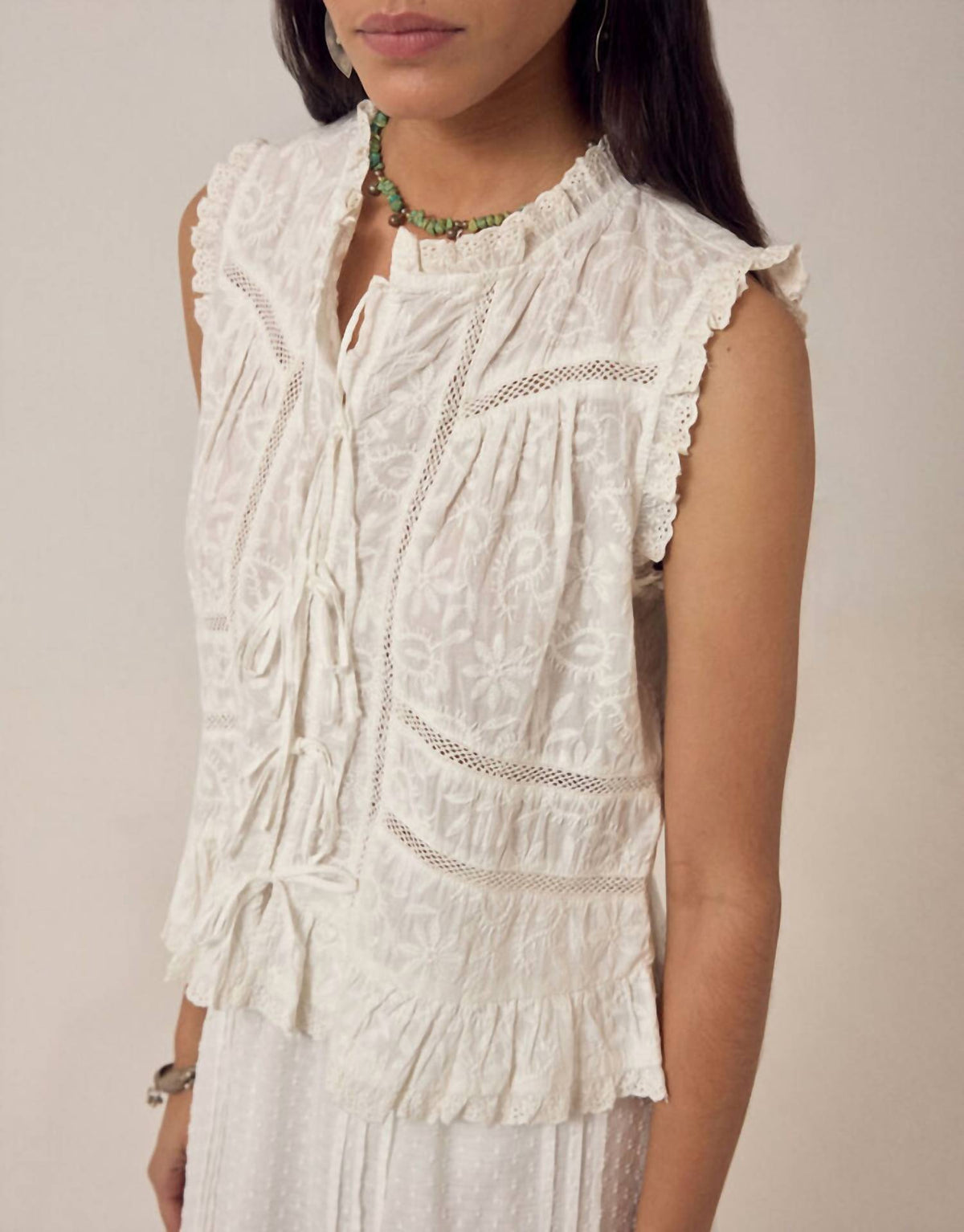 Maison Hotel - Camila Embroidered Top