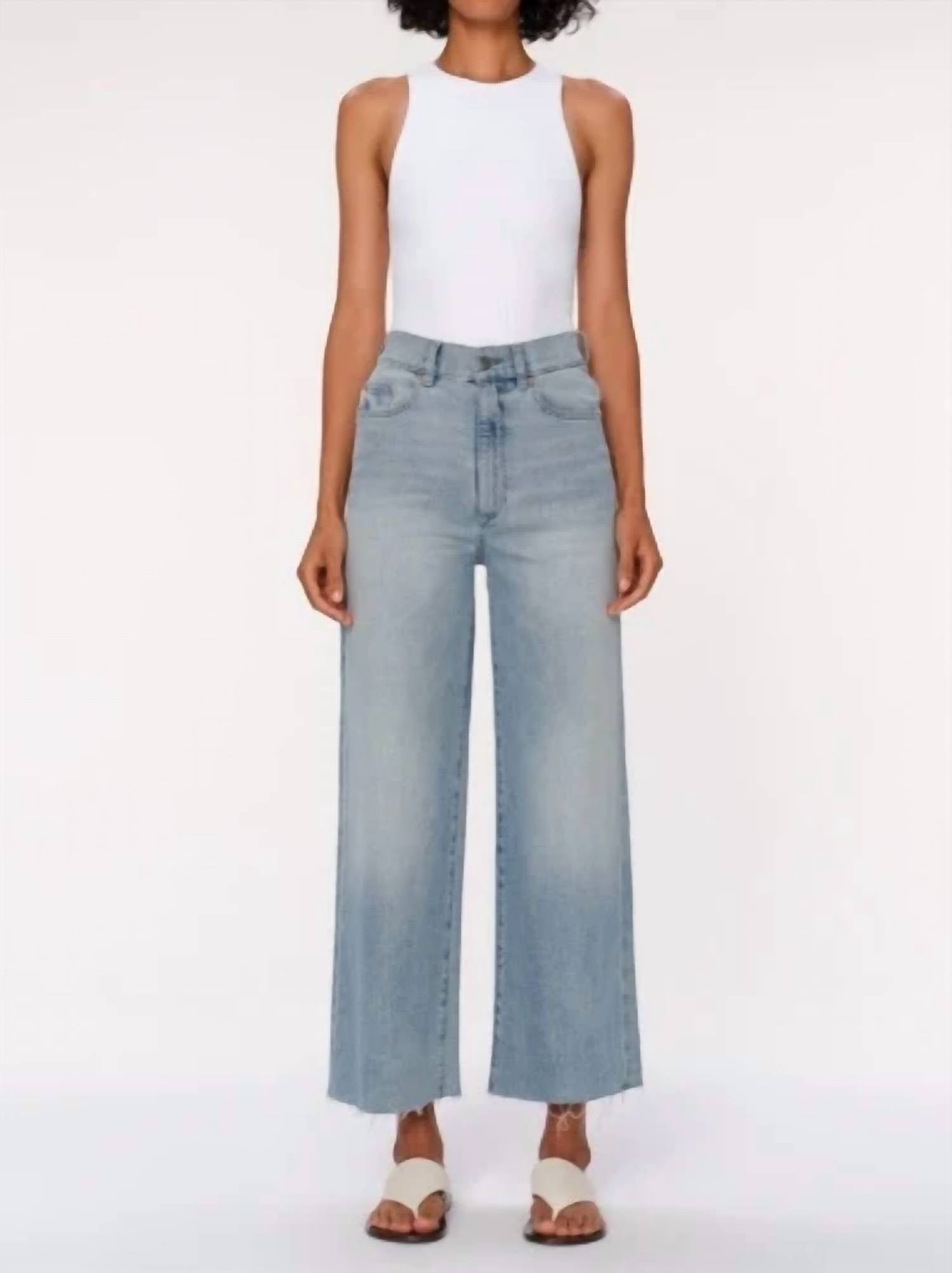 Dl1961 - Women'S - Hepburn wide leg high rise ankle Jeans