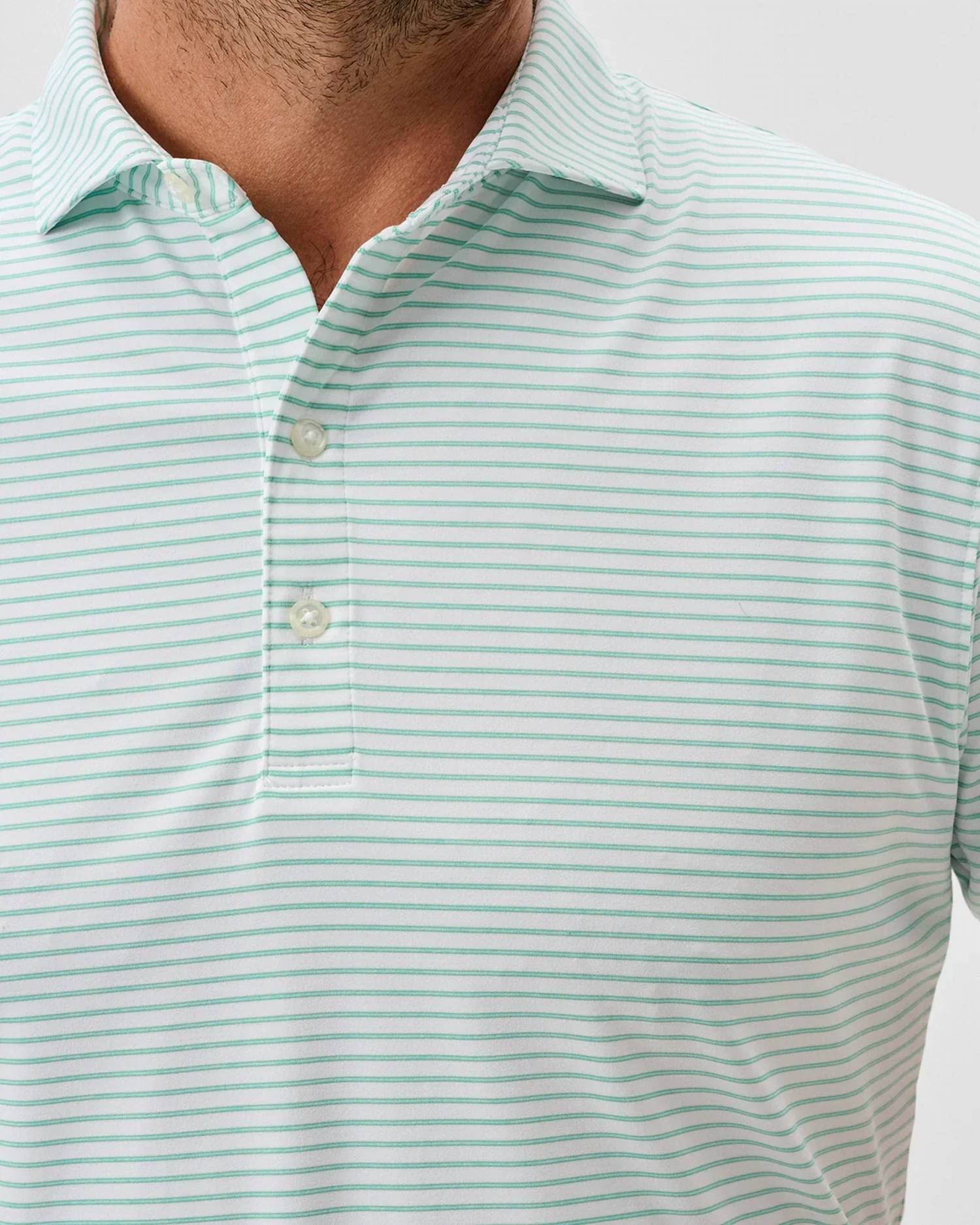 Johnnie-O - Michael Striped Performance Polo
