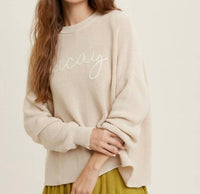 Wishlist - Vacay Handstitched Sweater