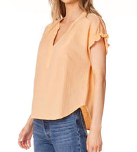 Bobi - Shirred Dolman Top