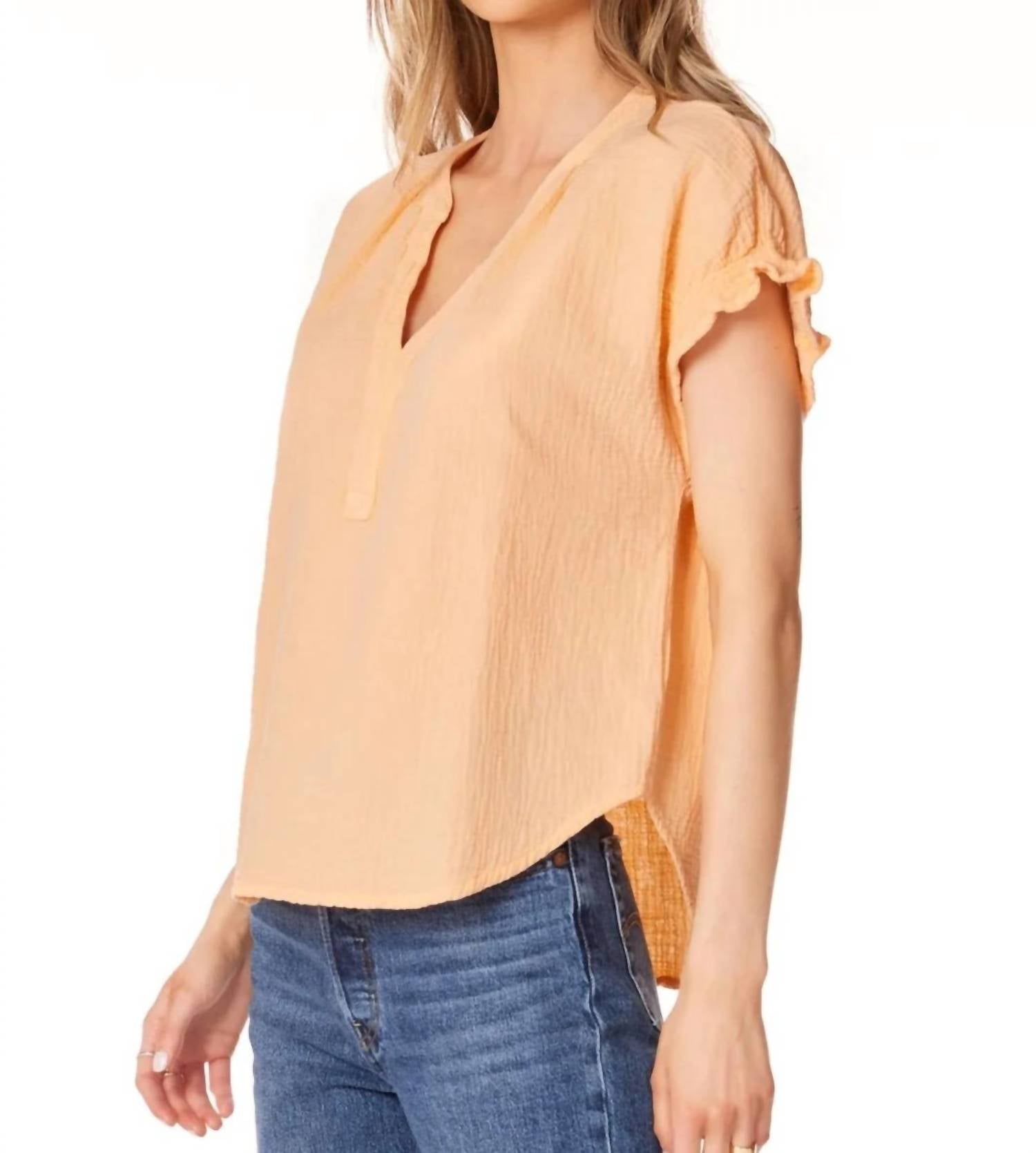 Bobi - Shirred Dolman Top