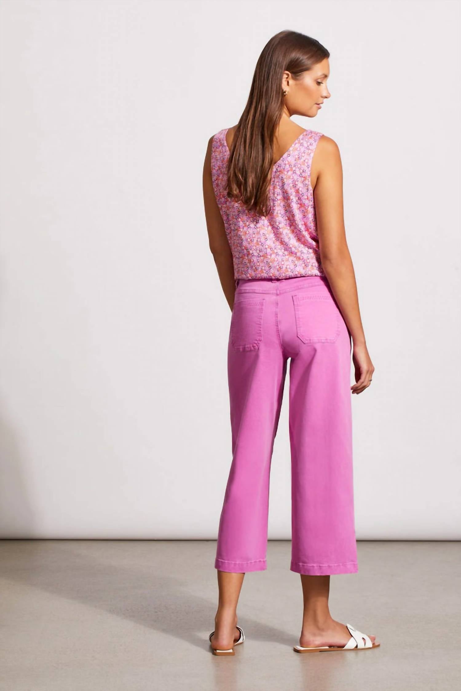 Tribal - Wide Leg Crop Jeans
