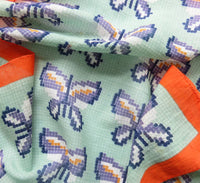 Epice - Women's Needlepoint Butterfly Scarf