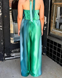 Kld. Signature - Still Waters Satin Jumpsuit