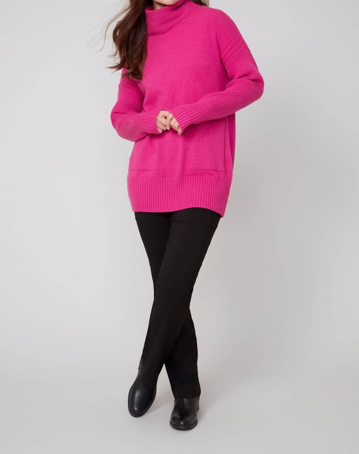 Renuar - Mulberry Ribbed Sweater