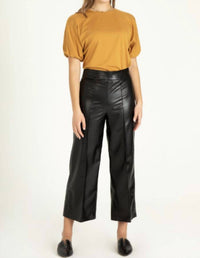 Another Love Sparkle Wide Leg Pants in black - women's pants