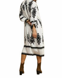 Umgee - Abstract Print Midi Dress