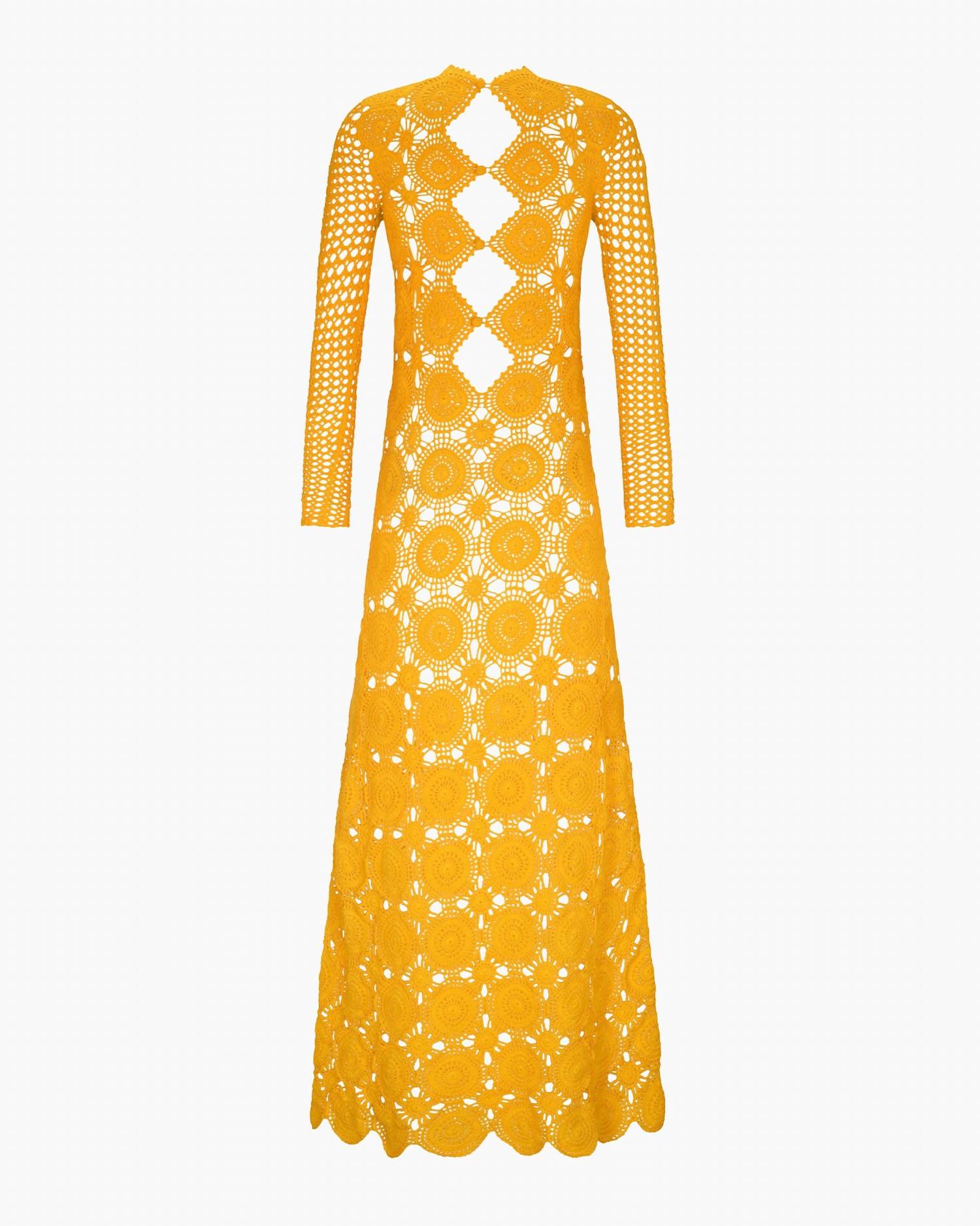 Escvdo - Siula Crochet Maxi Dress