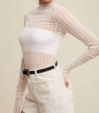 Listicle - Lace Layering Top