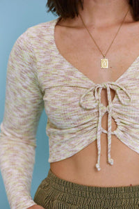 Le Lis - Collect Moments Knit Criss Cross Crop Top