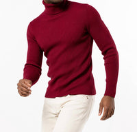 The Athletic Side Of Us - Act Self Ribbed Turtleneck Sweater