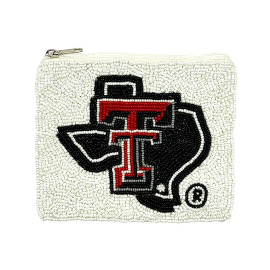 Capri Designs - Women's Texas Tech Beaded Pouch