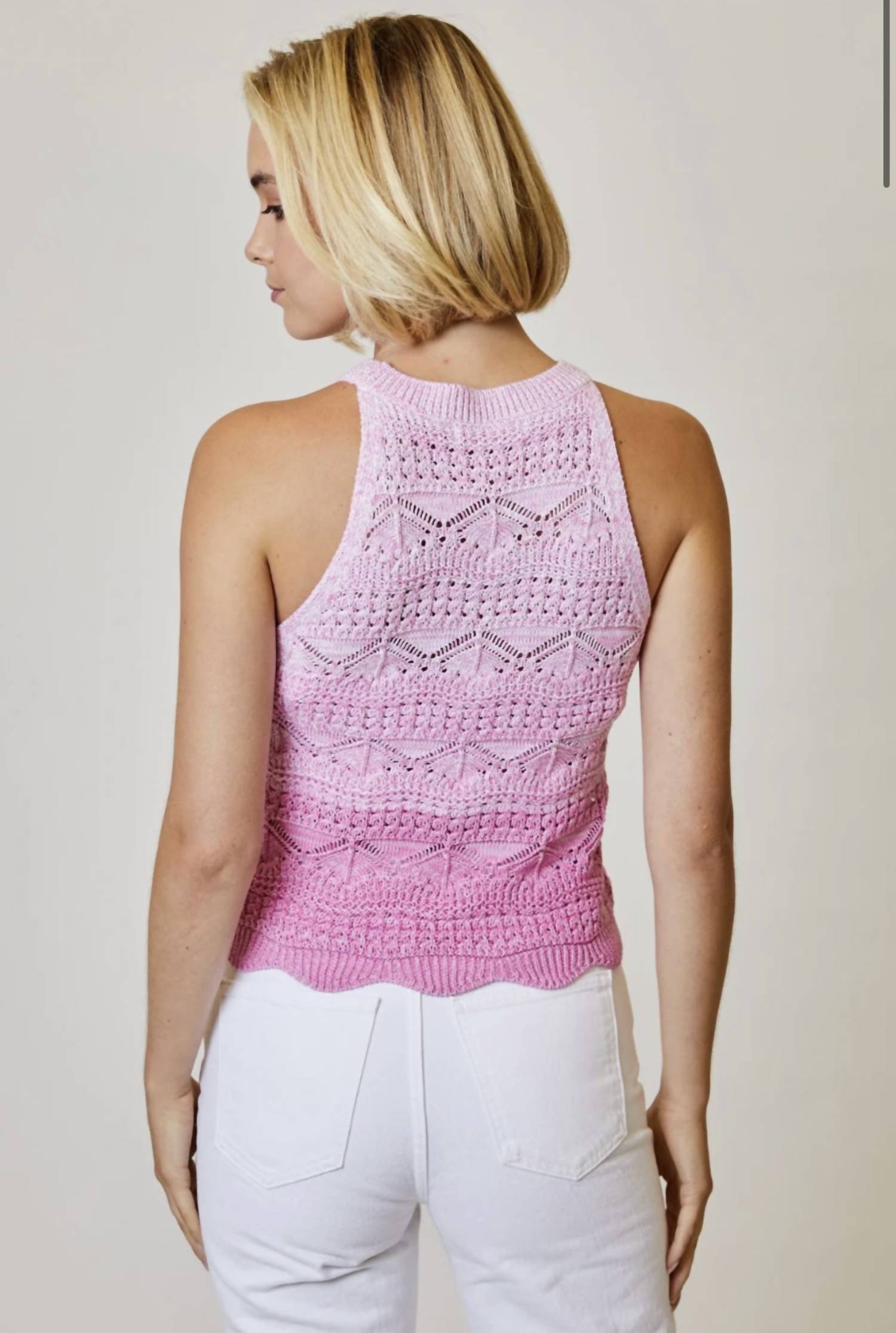 Design History - ombre halter top