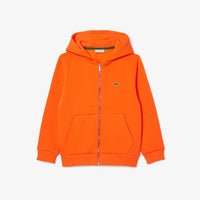 Lacoste - Kids Unisex Kangaroo Pocket Zip-up Hoodie Top