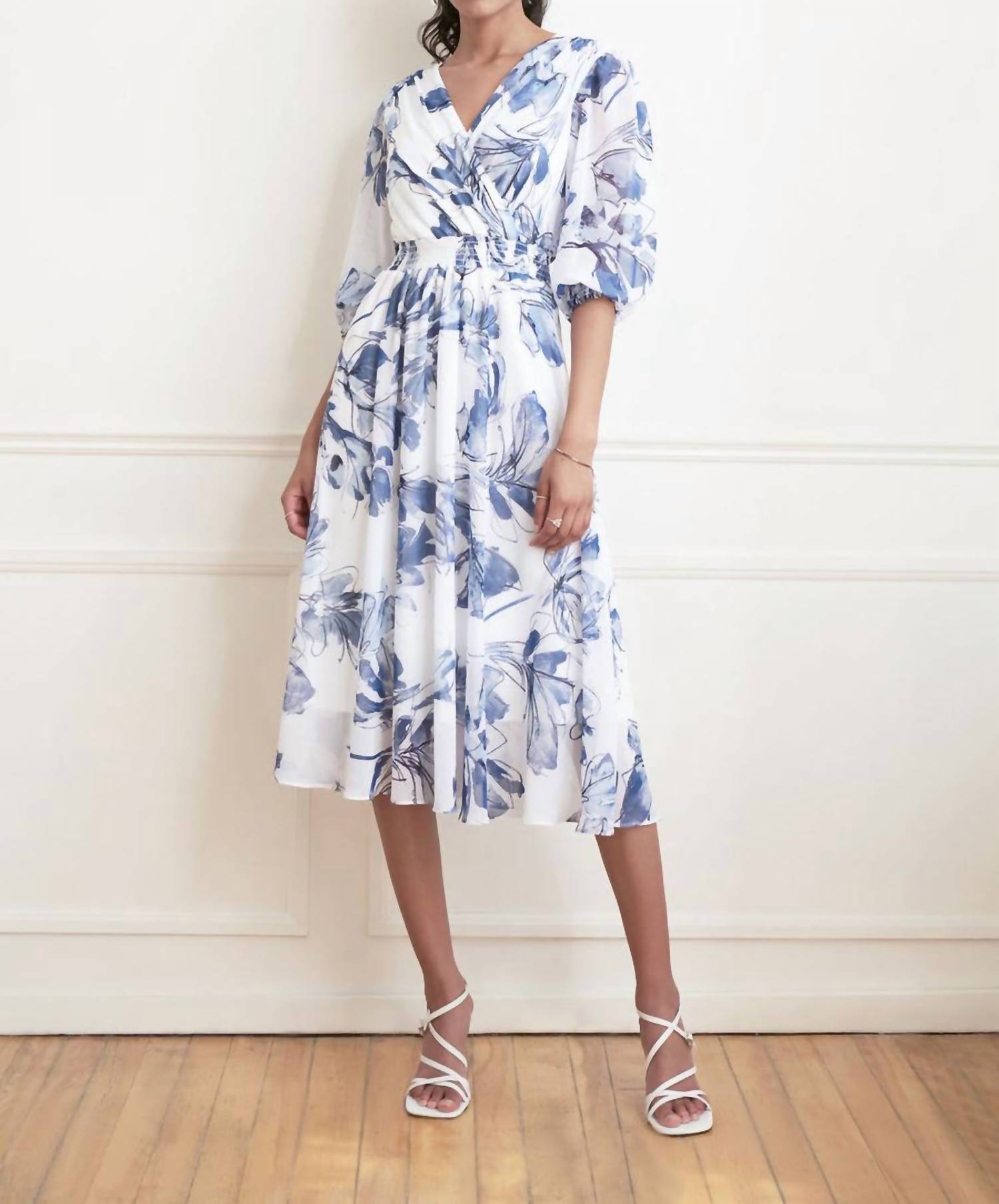Joseph Ribkoff - Wrap Front Floral Dress Style