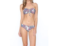 Shoshanna - Capri Paisley Cinched Bandeau Top