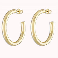 Alexa Leigh Women's Everynight Hoops Earrings in gold - women's jewelry