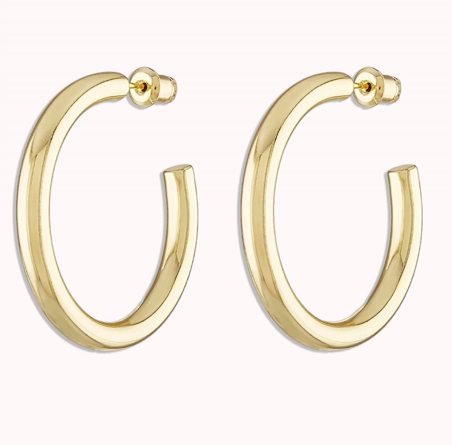 Alexa Leigh Women's Everynight Hoops Earrings in gold - women's jewelry