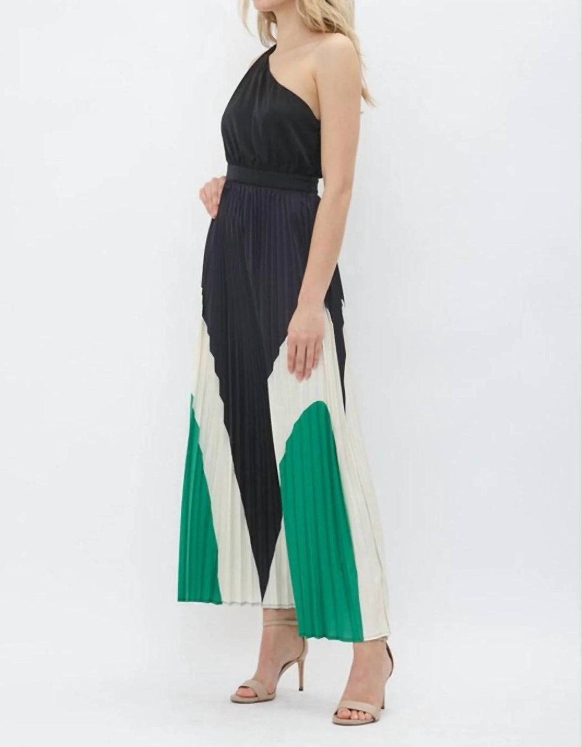 Fore Collection - Angela Colorblock Maxi Dress