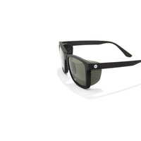Sunski Women's Couloir Square Sunglasses in black forest - women's accessory - detail view