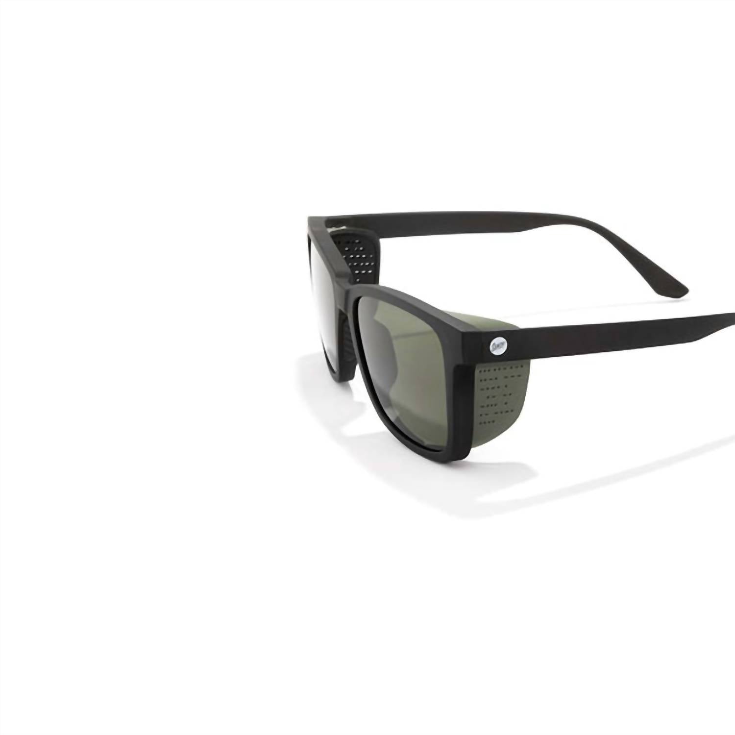 Sunski Women's Couloir Square Sunglasses in black forest - women's accessory - detail view