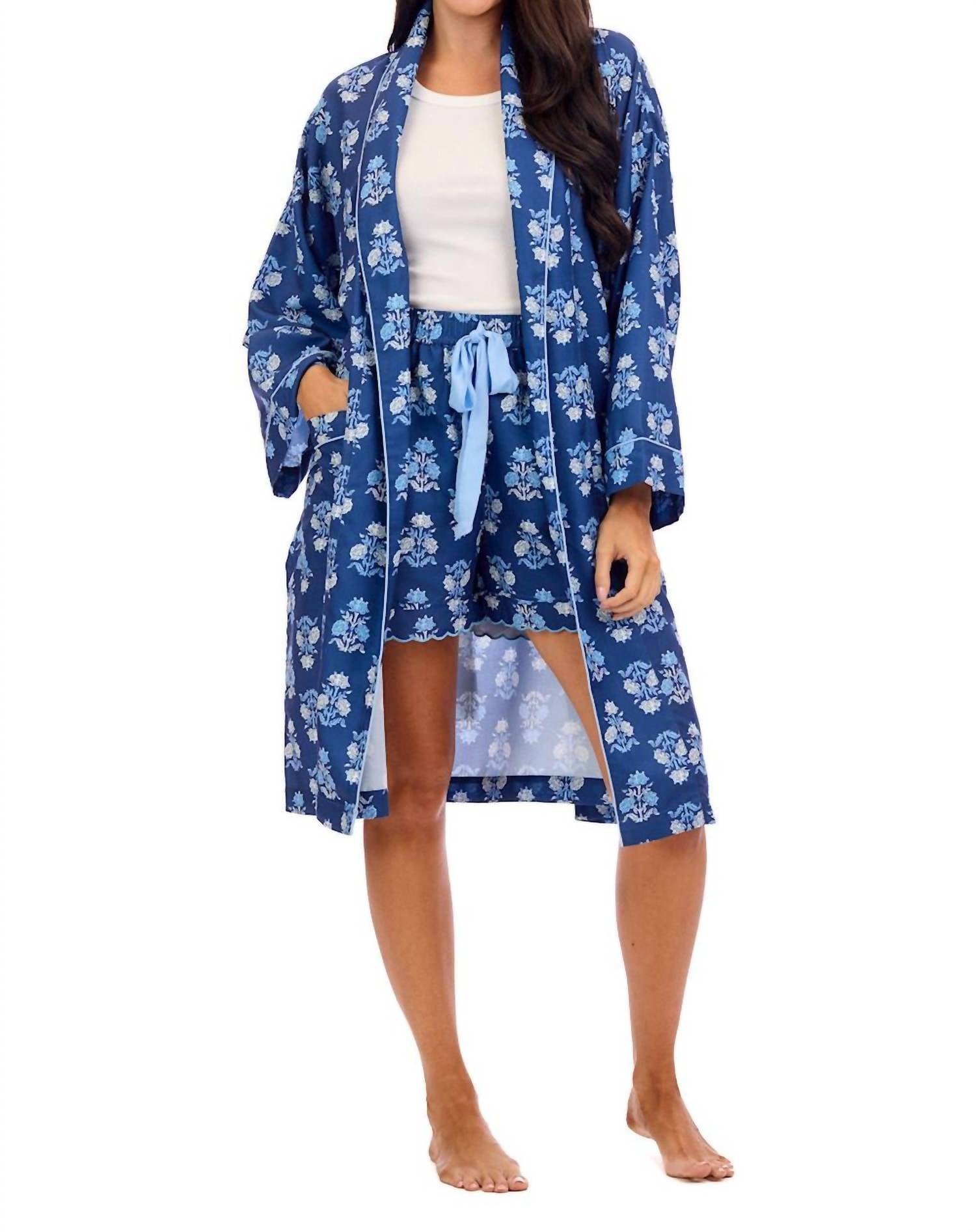 Mudpie - Floral Block Print Robe