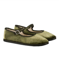Vibi Venezia - Women's Mary Jane Silk Velvet Shoe