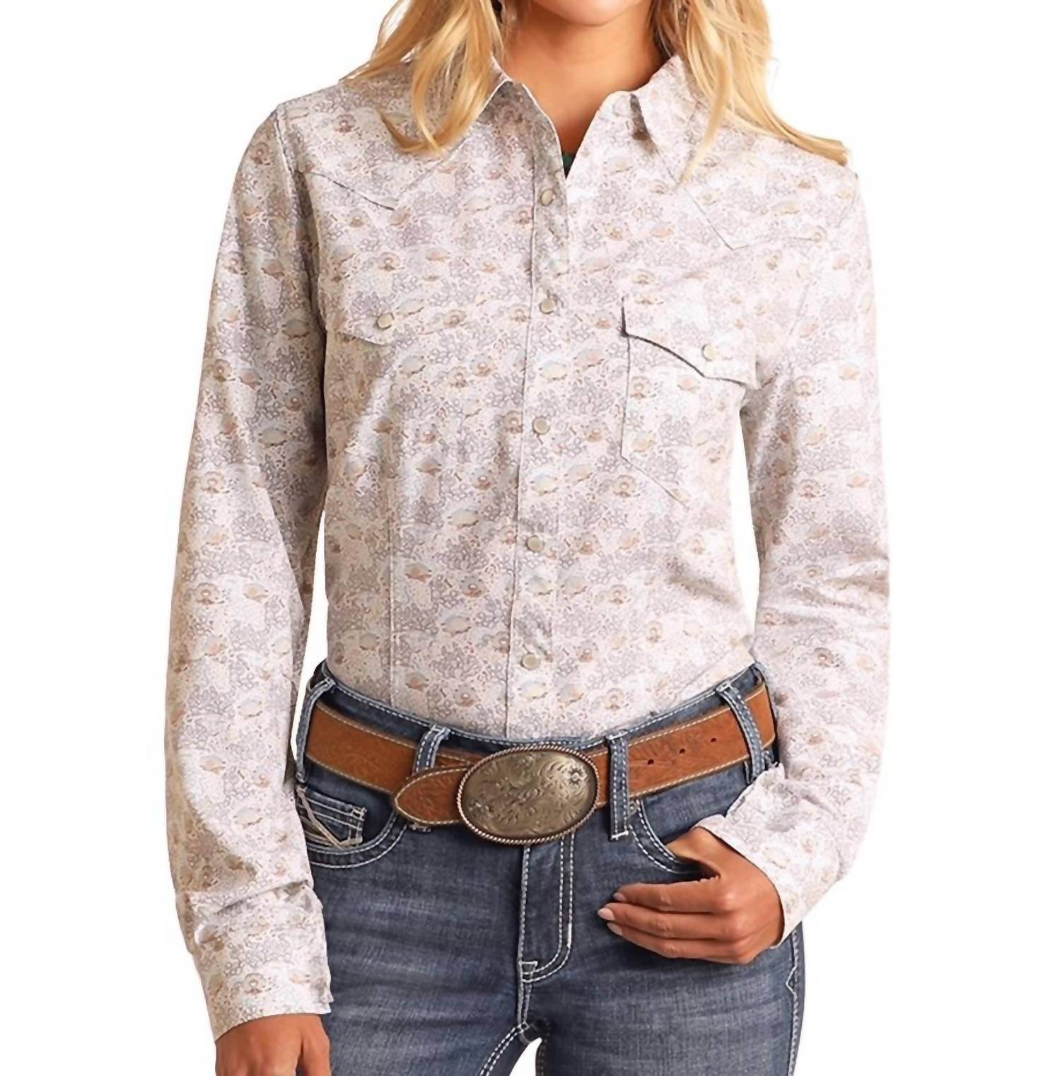Rock & Roll Denim - Ladies Tech Snap Shirt