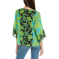 Johnny Was Miramar Kimono Blouse in multi - women's blouse - detail view