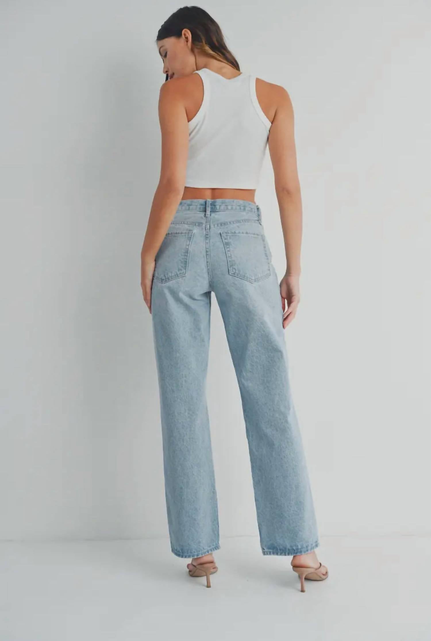 Just Black Denim - Relaxed Straight Jeans