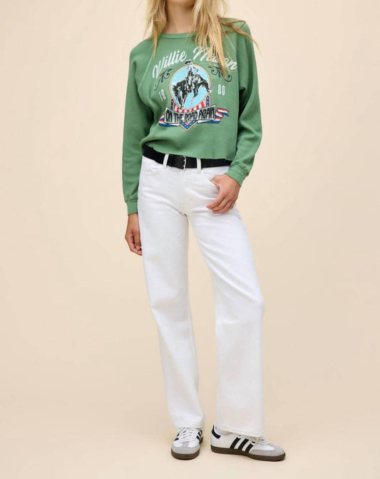 Daydreamer - Willie Nelson 1980 Cowboy Raglan Thermal Long Sleeve