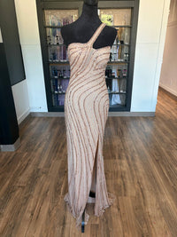 Jovani - Women's Asymmetrical Sweetheart Neck Dress