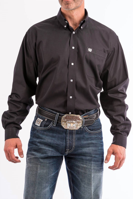 Cinch - Men's Solid Button-down Western Shirt