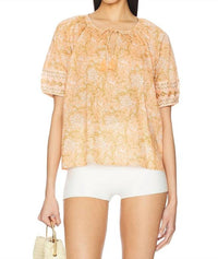 Cleobella Johanna Blouse in cecil blush - women's blouse