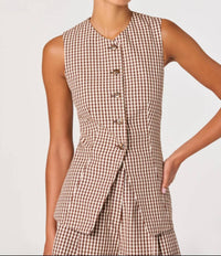 Astr - Karan Button Front Vest